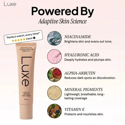 Luxe - Base de maquillaje que cambia de color