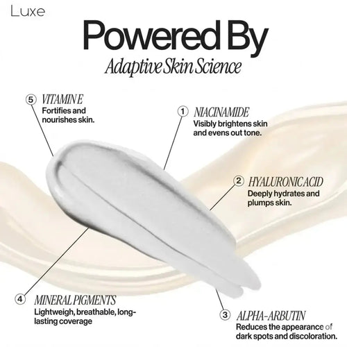 Luxe - Base de maquillaje que cambia de color