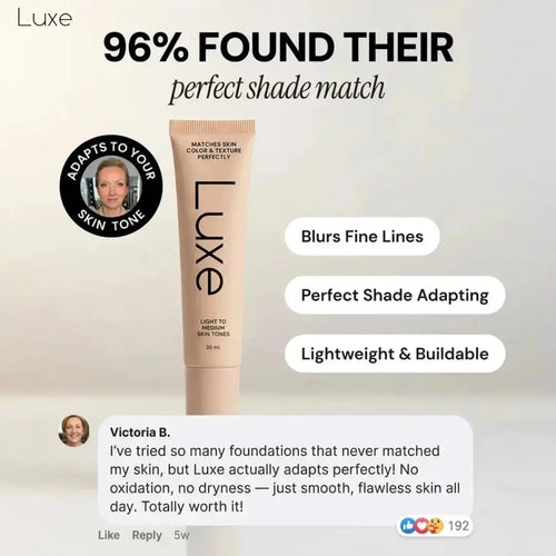 Luxe - Base de maquillaje que cambia de color