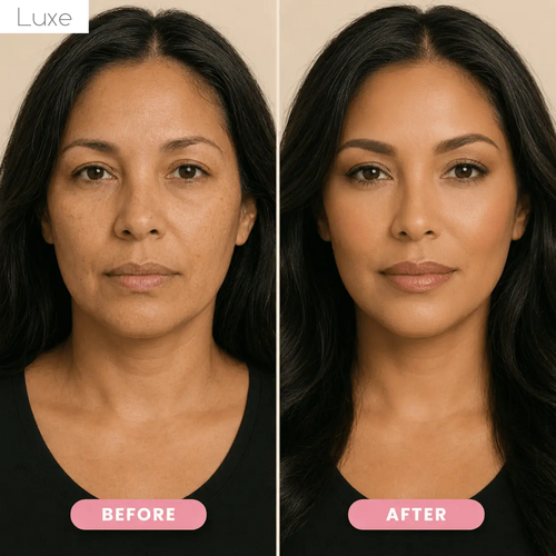 Luxe | Base de maquillaje que cambia de color en tonos más oscuros